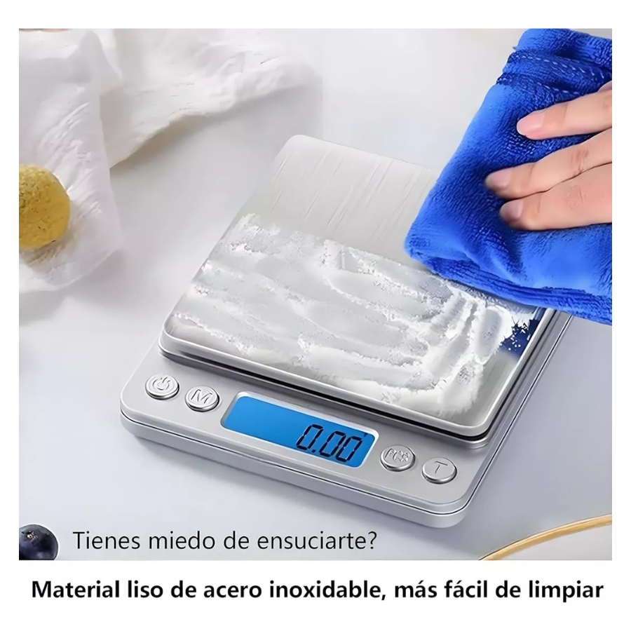 Miniatura 4 de Gramera Pesa Balanza Digital Cocina Med